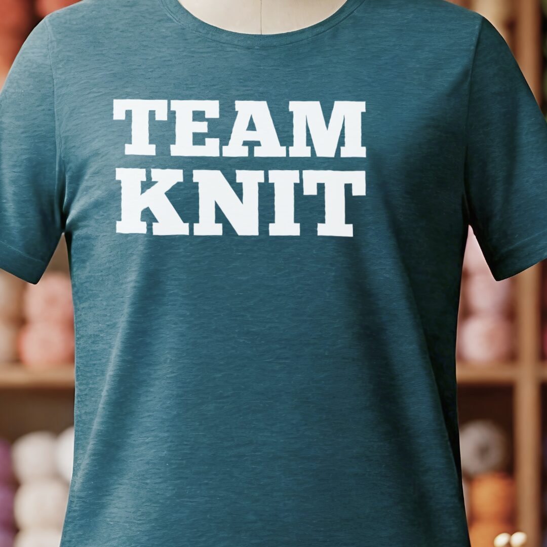 Team Knit T-Shirt Teal Blue t-shirt