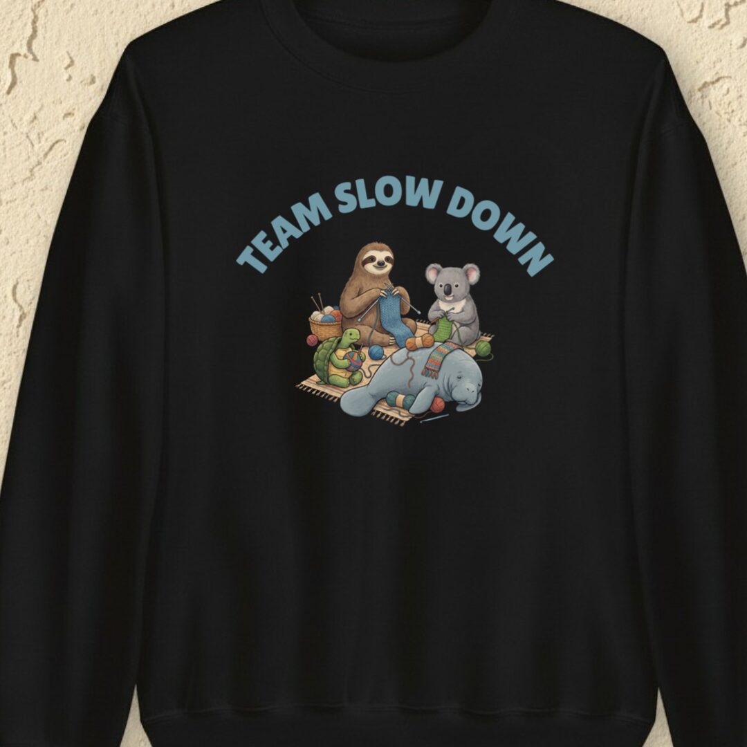 Team Slow Down Black Sweatshirt.jpg