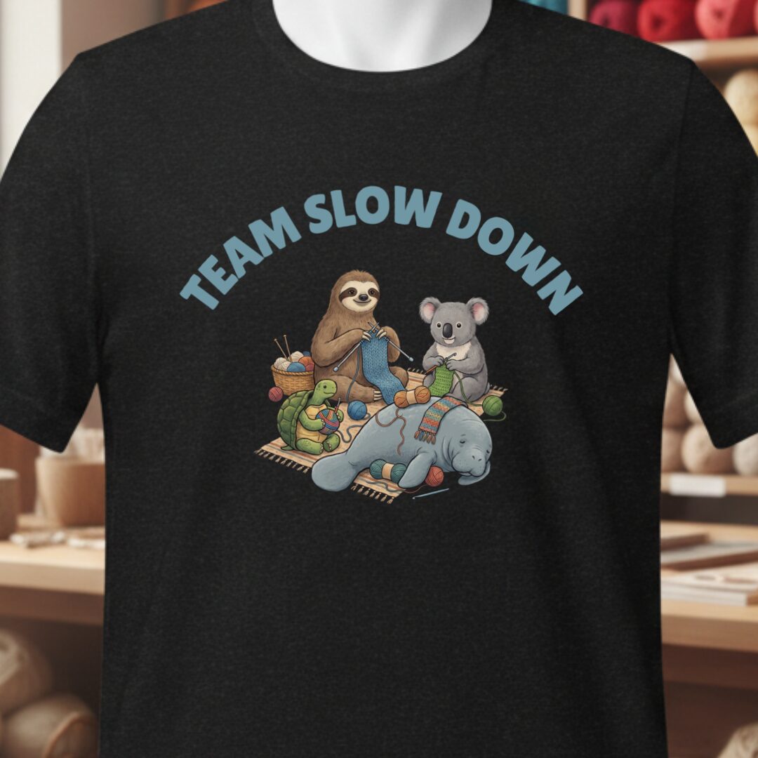 Team Slow Down T-Shirt Black t-shirt