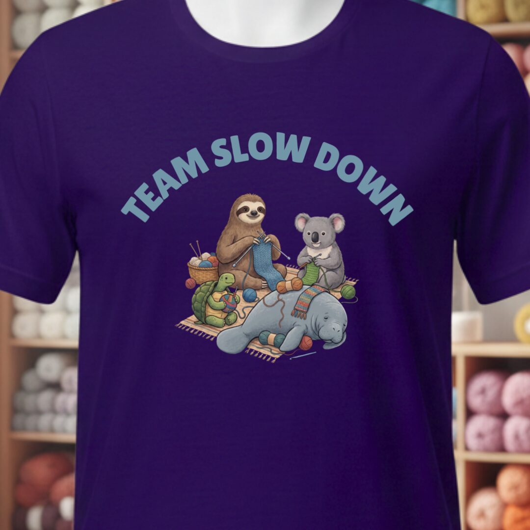 Team Slow Down T-Shirt Purple t-shirt