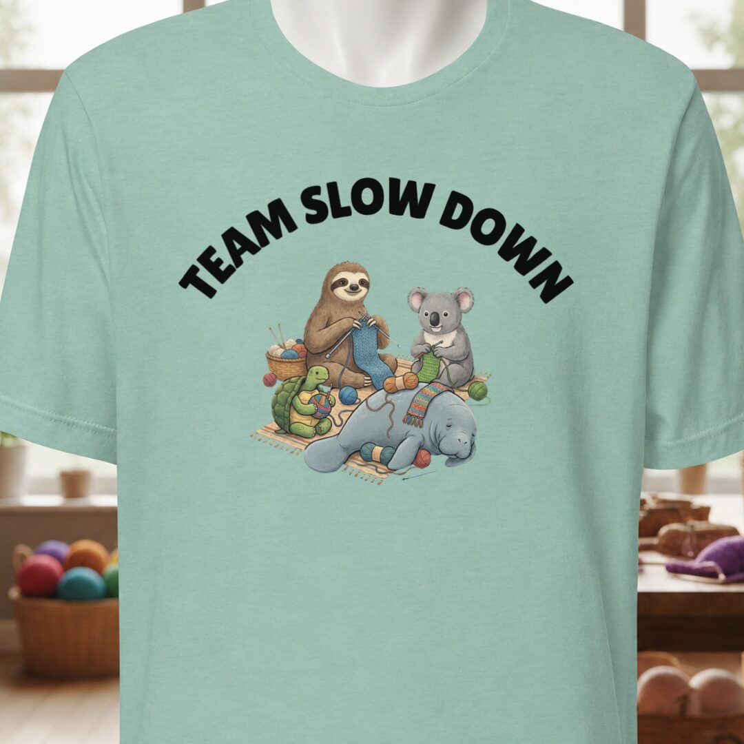 Team Slow Down T-Shirt Sea Breeze t-shirt