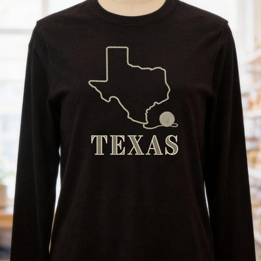 Texas Black Long Sleeve Tee.jpg