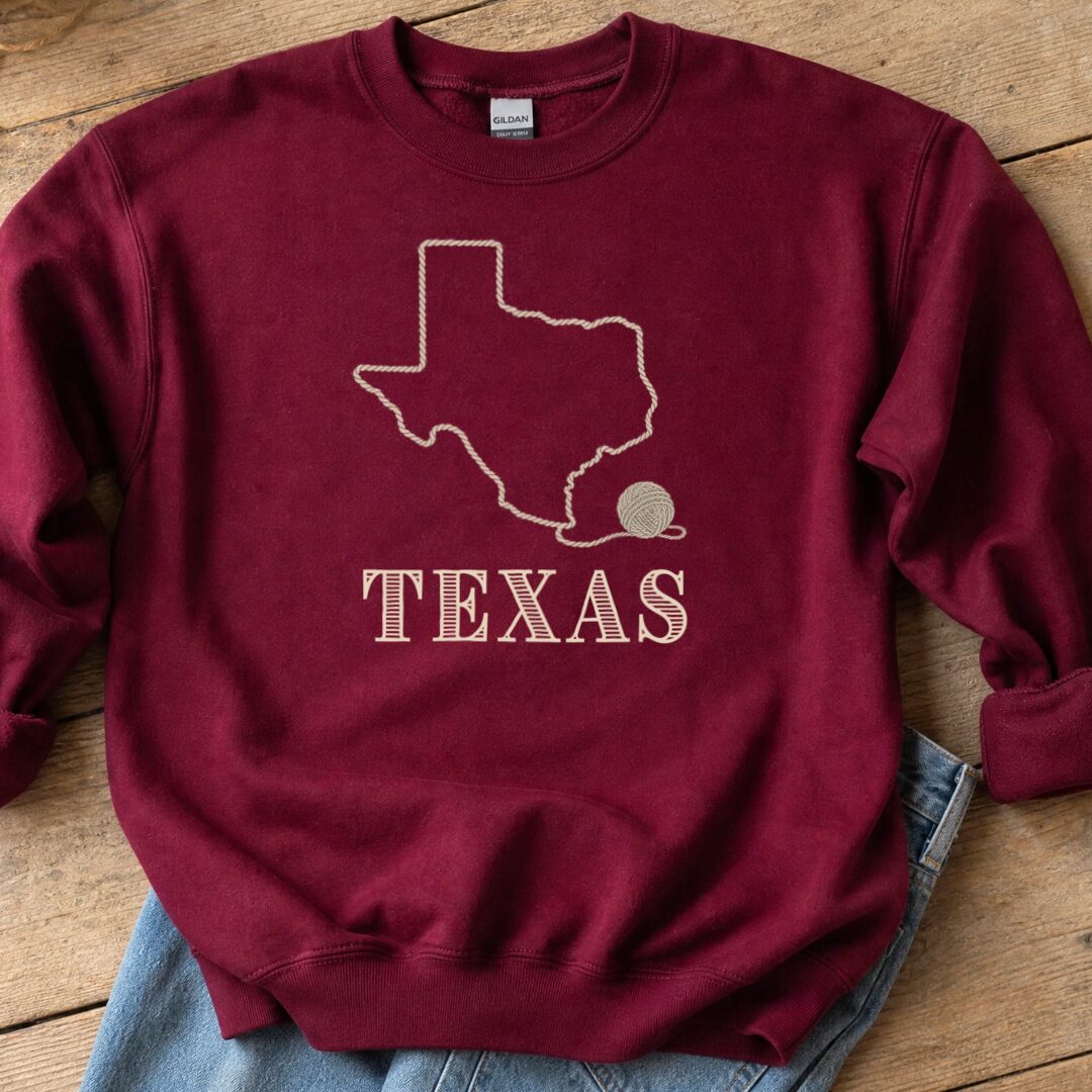 Texas Maroon Sweatshirt.jpg