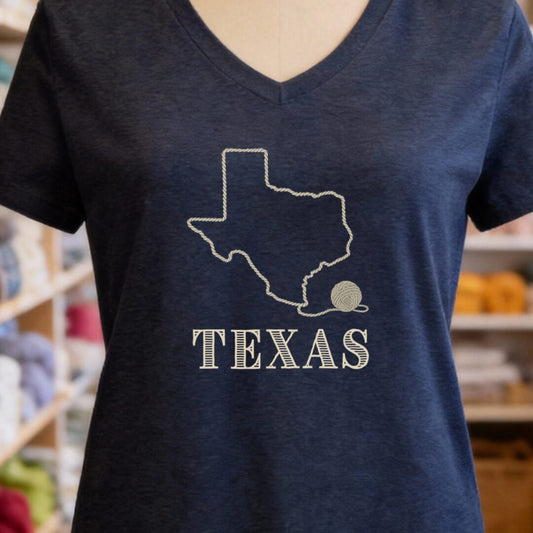 Texas Navy V Neck.jpg