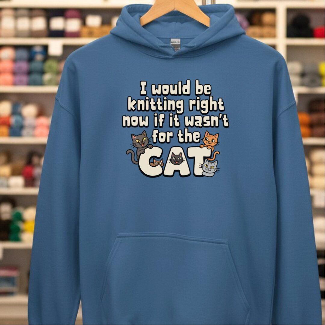 The Cat Stopped Me Indigo Blue Hoodie.jpg