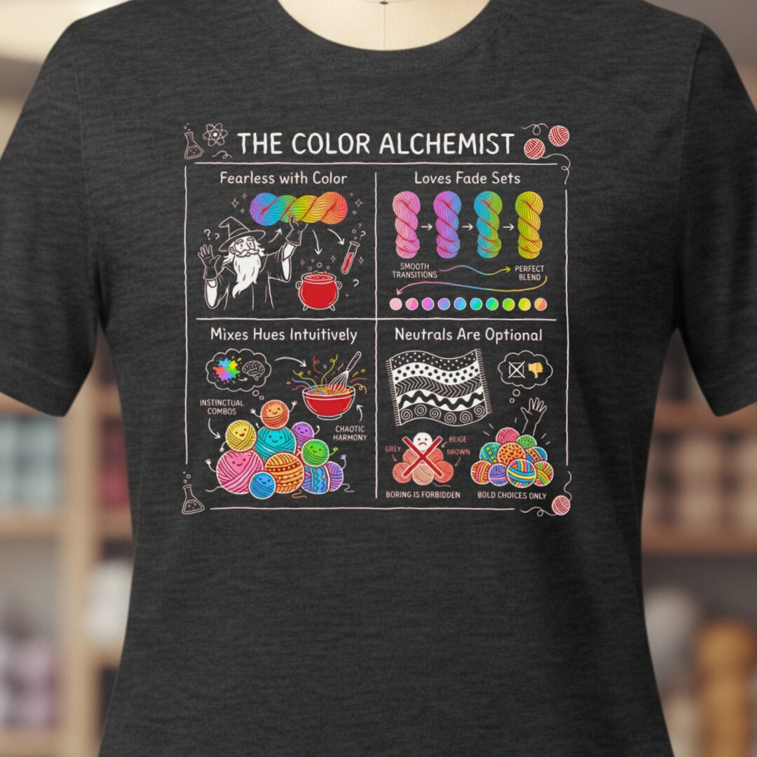 The Color Alchemist Yarn T-Shirt Dark Grey t-shirt