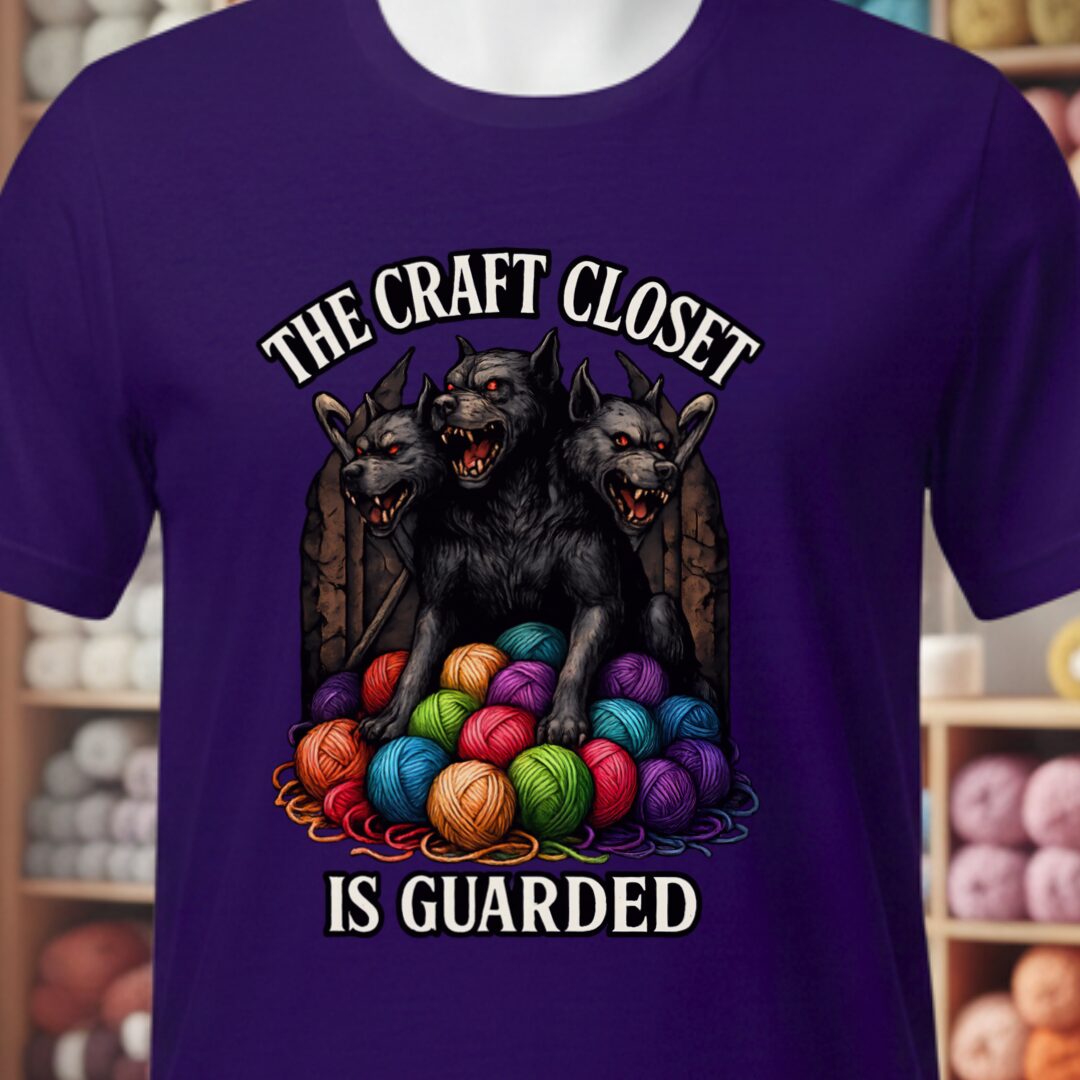 The Craft Closet T-Shirt Purple t-shirt