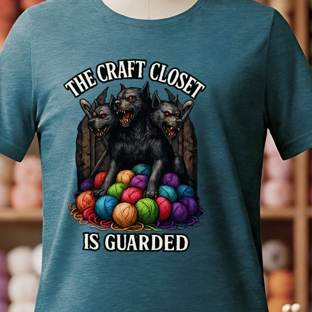 The Craft Closet T-Shirt Teal Blue t-shirt