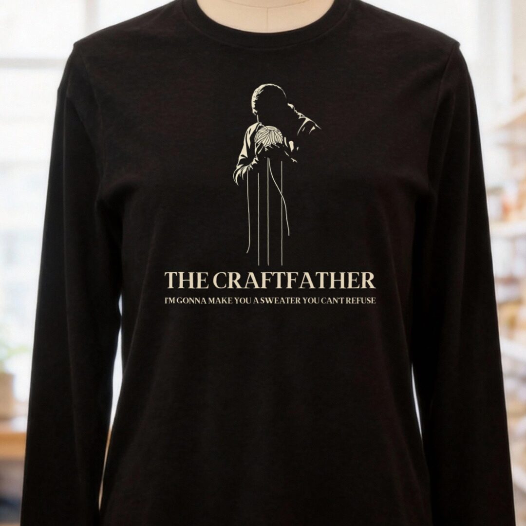 The Craftfather Black Long Sleeve Tee.jpg