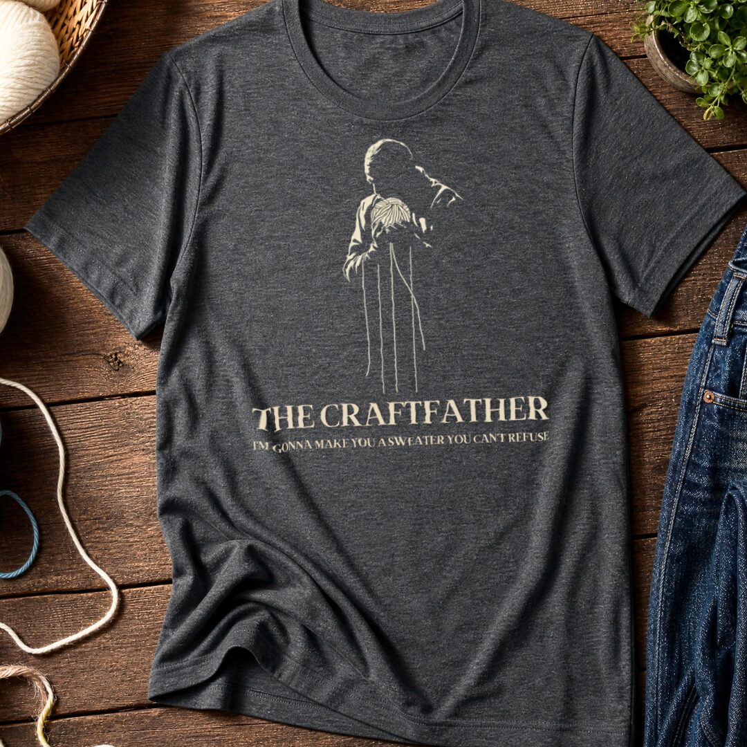 The Craftfather Dark Grey T-Shirt.jpg