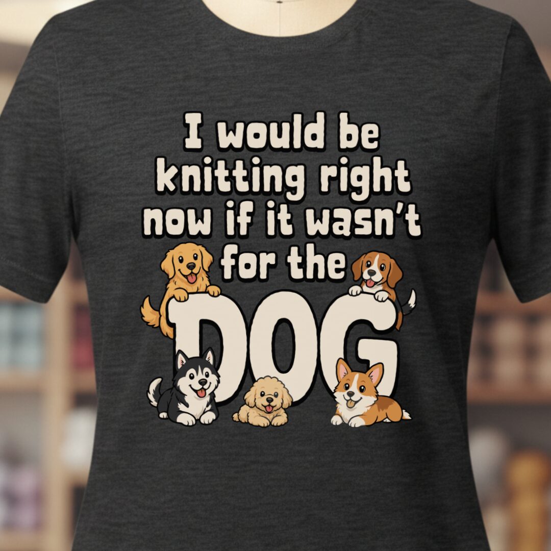 The Dog Stopped Me T-Shirt Dark Grey t-shirt