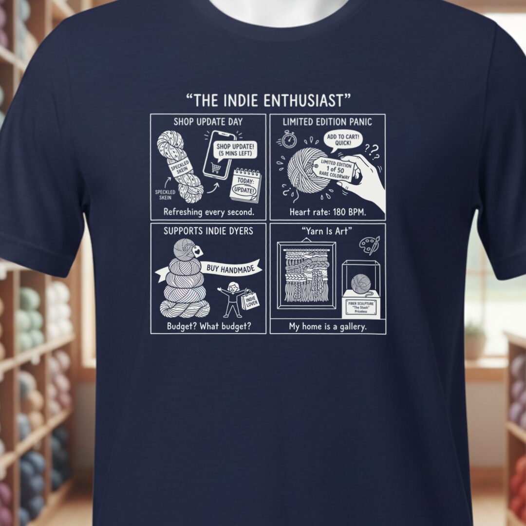 The Indie Enthusiast T-Shirt Navy t-shirt