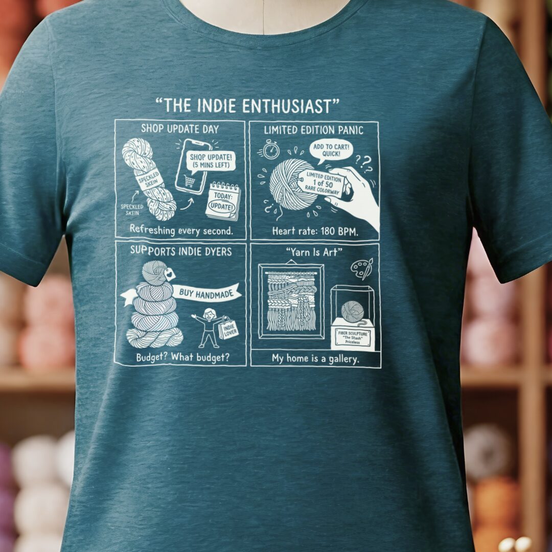 The Indie Enthusiast T-Shirt Teal Blue t-shirt
