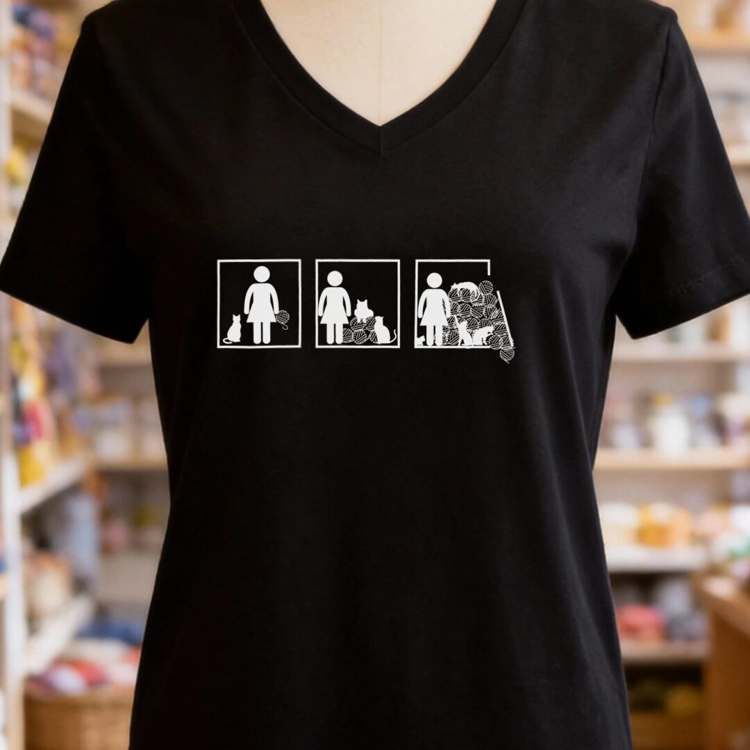 The Inevitable Escalation V-Neck T-Shirt Black t-shirt