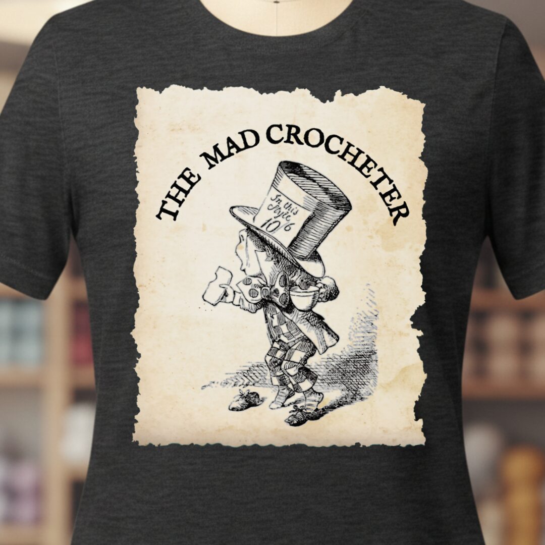 The Mad Crocheter T-Shirt Dark Grey t-shirt