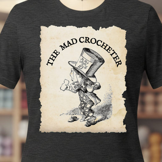 The Mad Crocheter T-Shirt Dark Grey t-shirt
