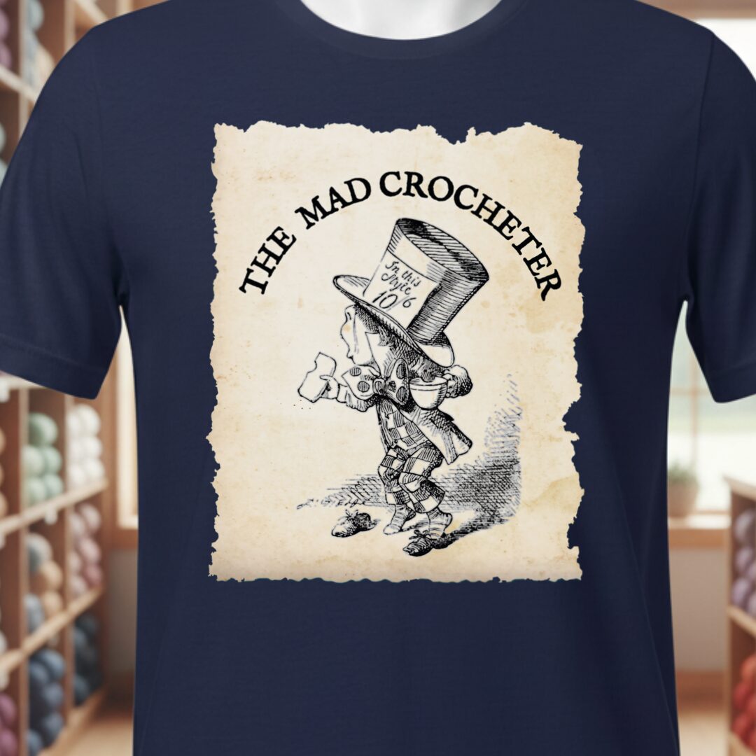 The Mad Crocheter T-Shirt Navy t-shirt