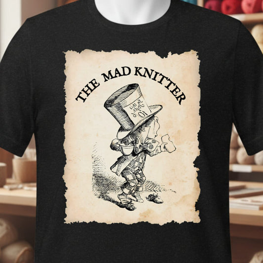 The Mad Knitter T-Shirt Black t-shirt