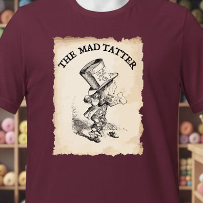 The Mad Tatter T-Shirt Maroon t-shirt