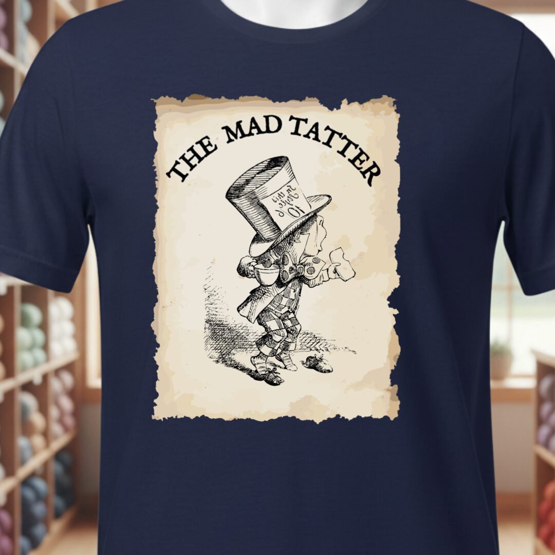 The Mad Tatter T-Shirt Navy t-shirt