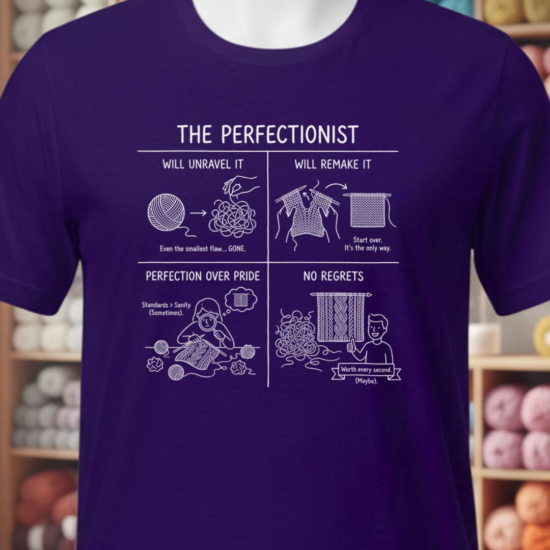 The Perfectionist T-Shirt Purple t-shirt