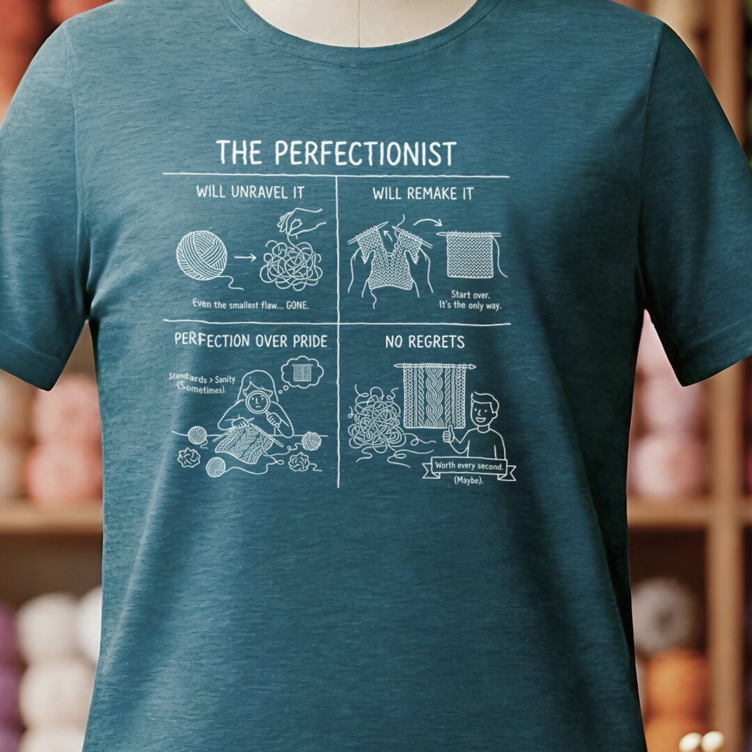 The Perfectionist T-Shirt Teal Blue t-shirt