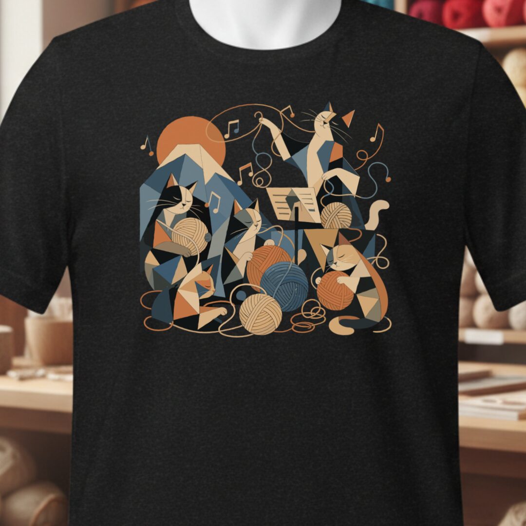 The Sound Of Yarn T-Shirt Black t-shirt