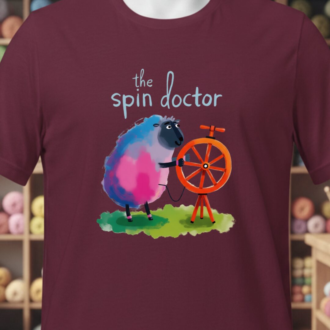 The Spin Doctor T-Shirt Maroon t-shirt