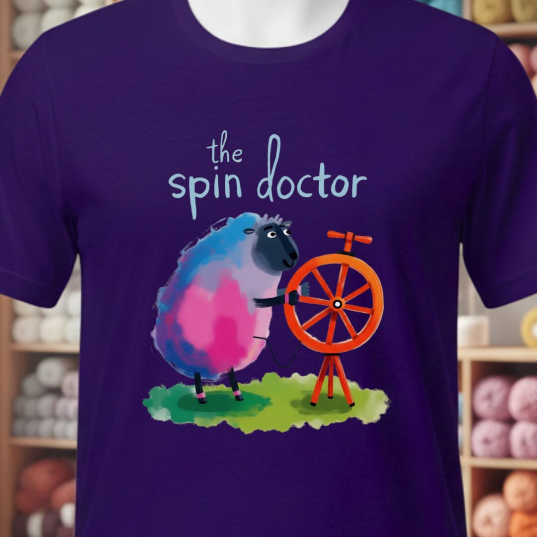The Spin Doctor T-Shirt Purple t-shirt