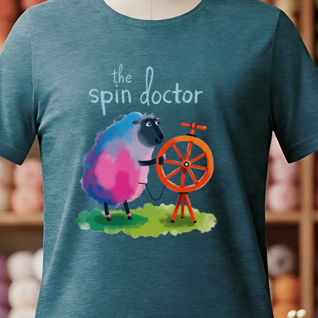The Spin Doctor T-Shirt Teal Blue t-shirt