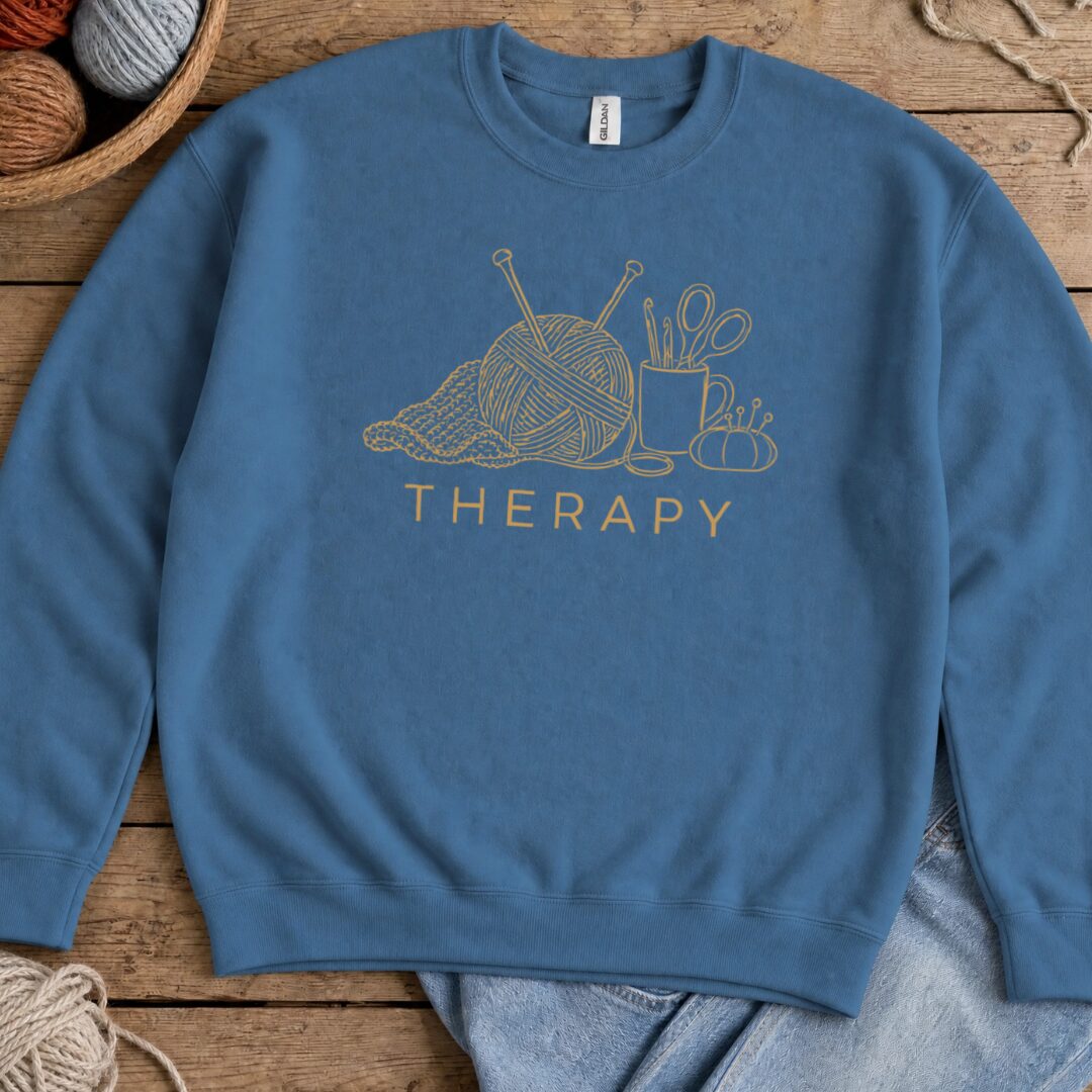 Therapy Sweatshirt Indigo Blue t-shirt