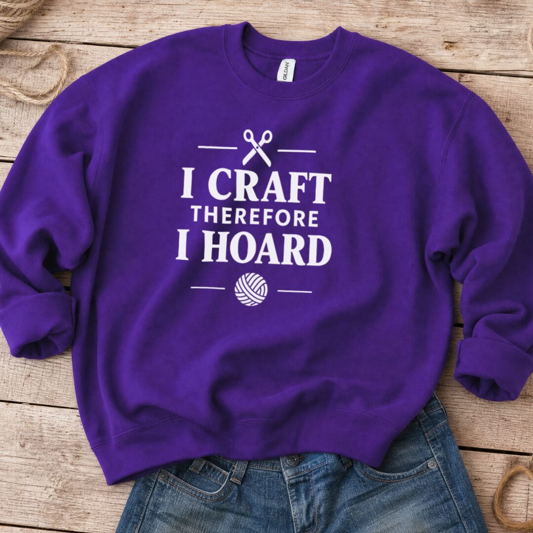 Therefore Sweatshirt Purple t-shirt