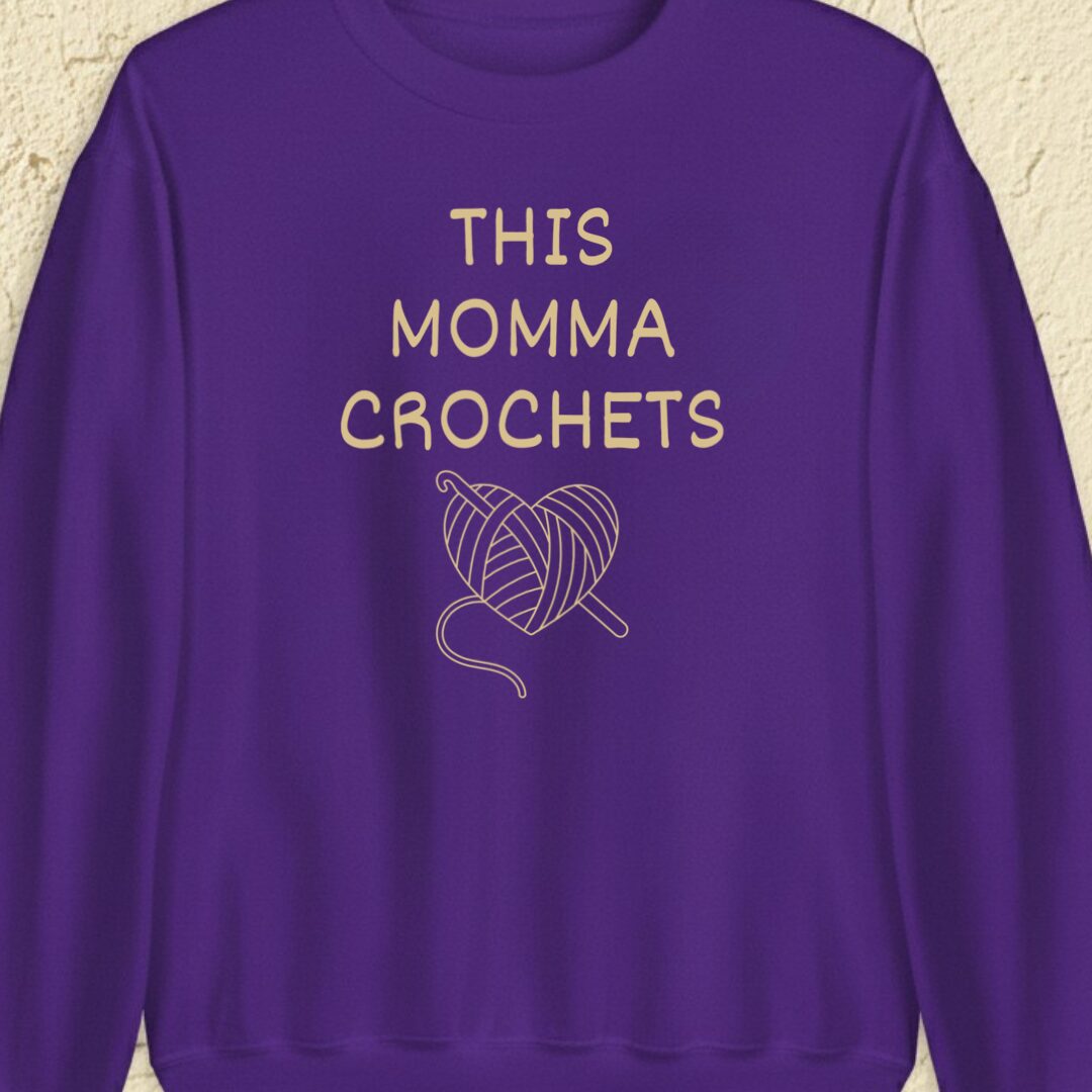 This Mama Crochets Purple Sweatshirt.jpg
