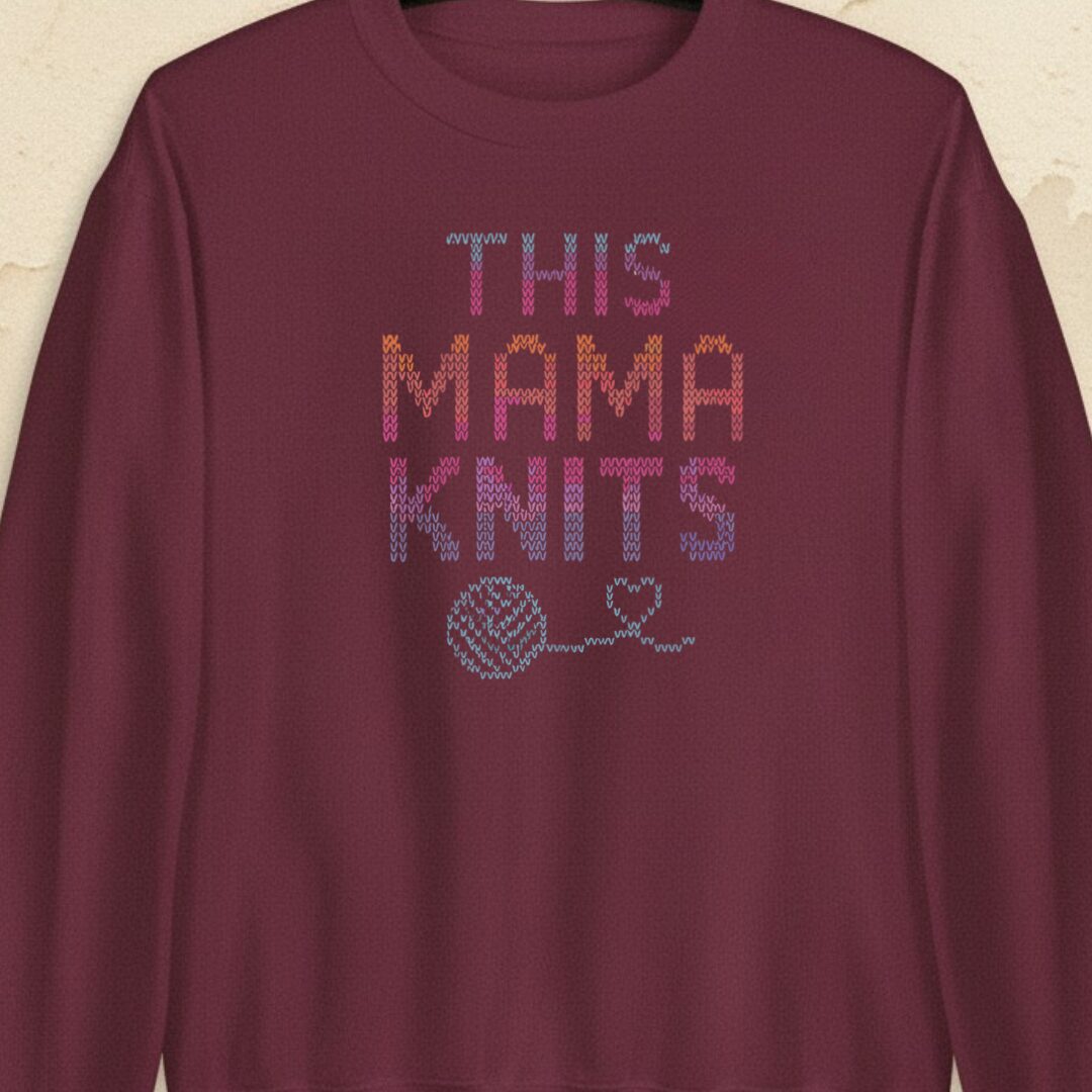 This Mama Knits Maroon Sweatshirt.jpg