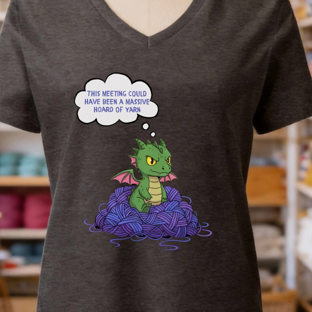 This Meeting V-Neck T-Shirt Dark Grey t-shirt