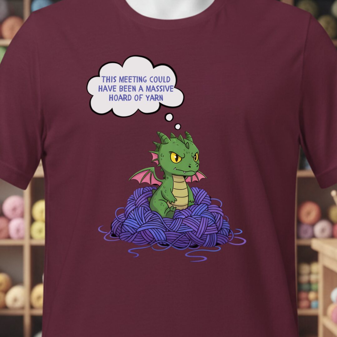 This Meeting T-Shirt Maroon t-shirt