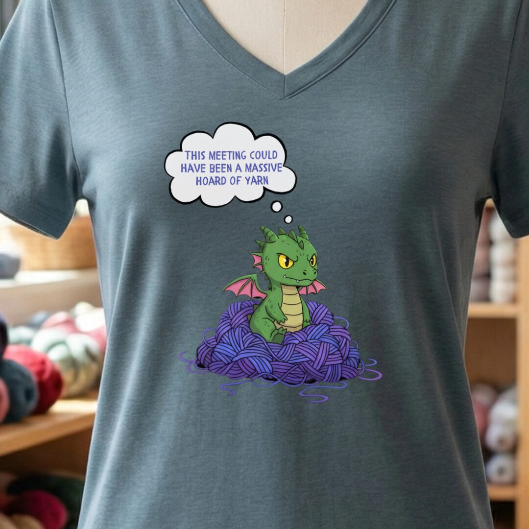 This Meeting V-Neck T-Shirt Slate t-shirt