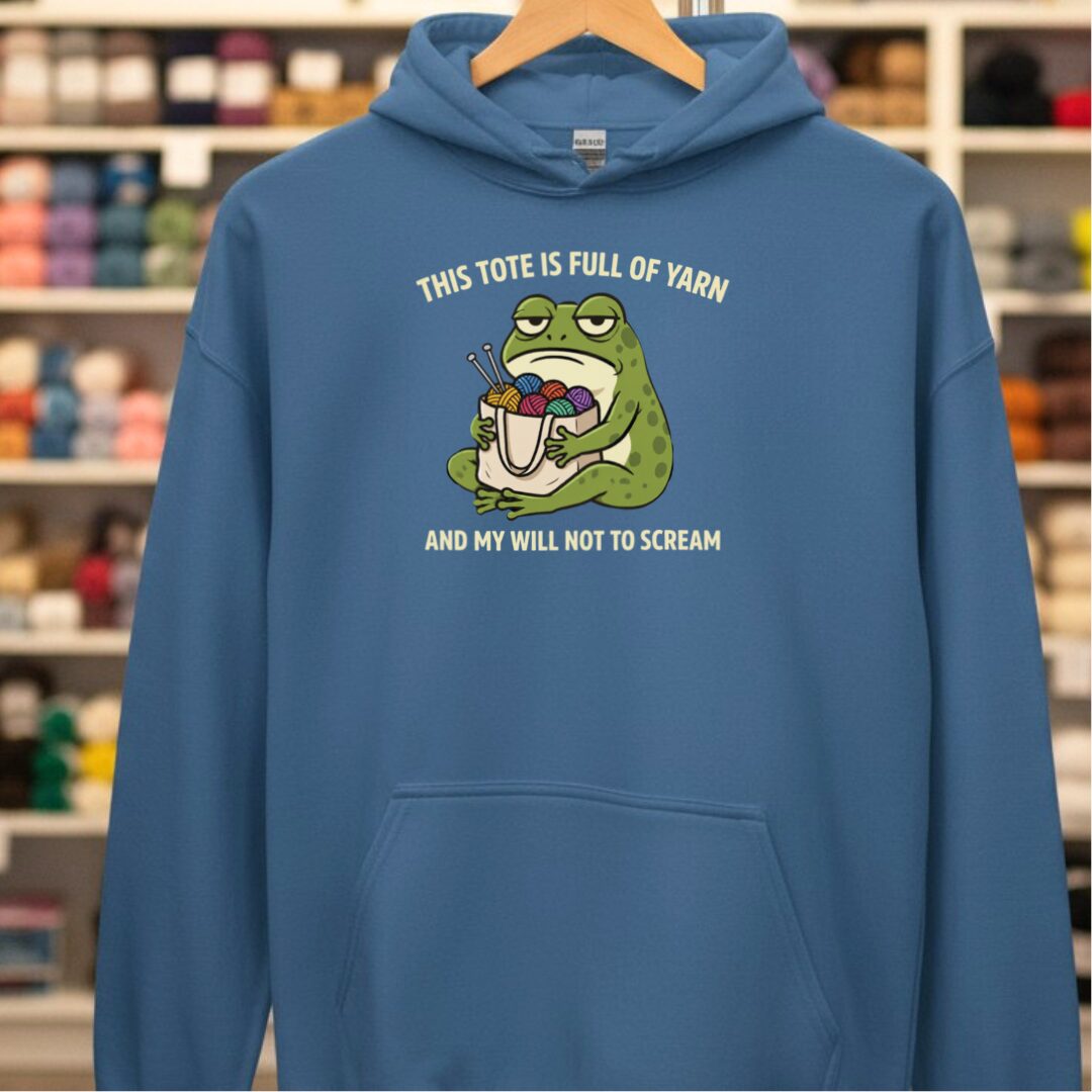 This Tote Hoodie Indigo Blue t-shirt