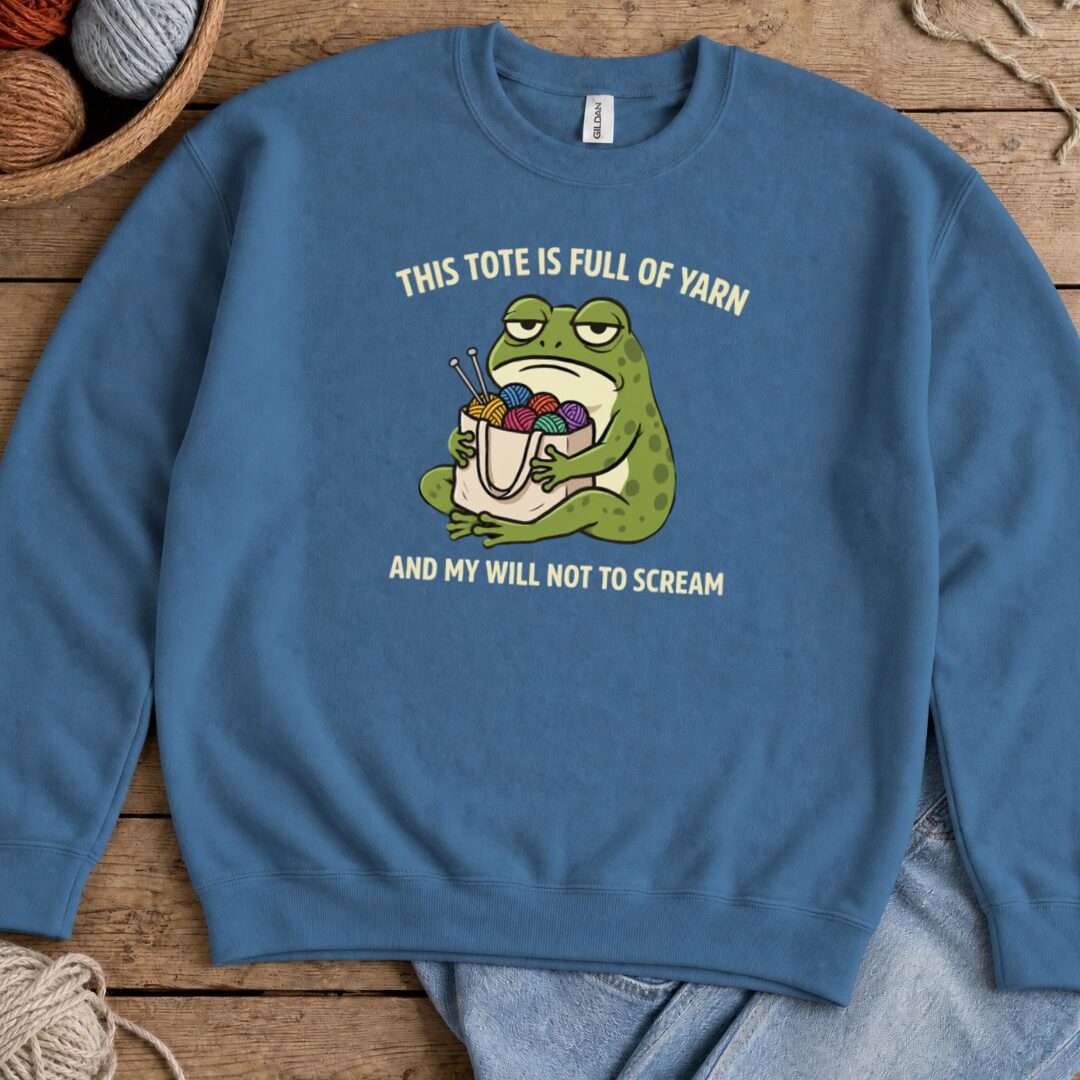 This Tote Sweatshirt Indigo Blue t-shirt