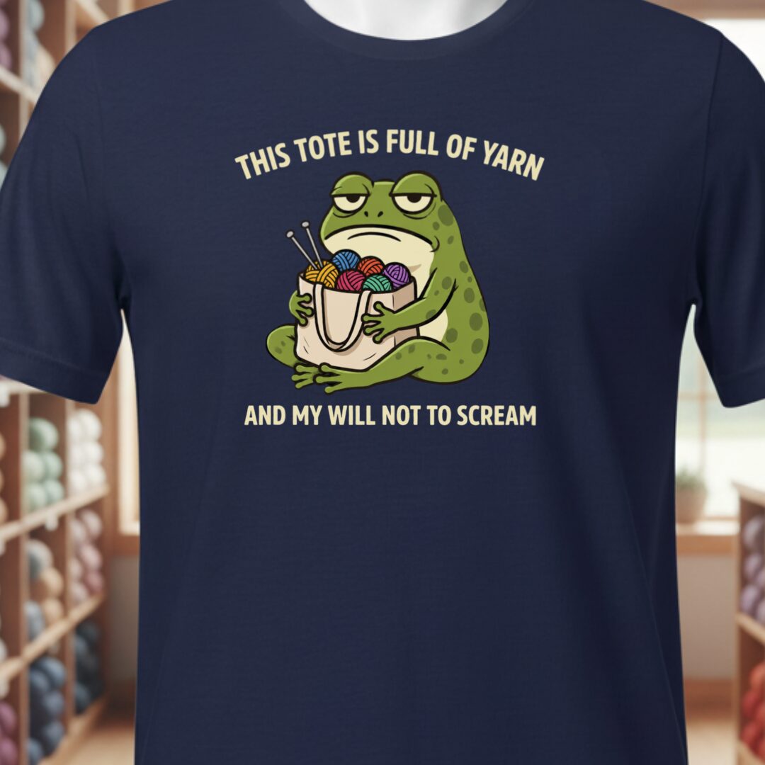 This Tote T-Shirt Navy t-shirt