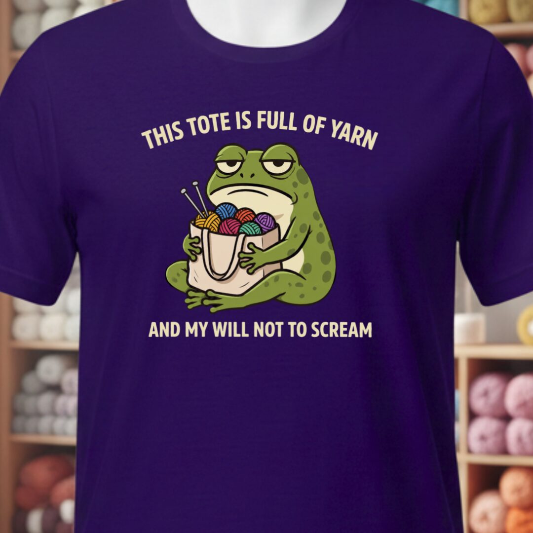 This Tote T-Shirt Purple t-shirt