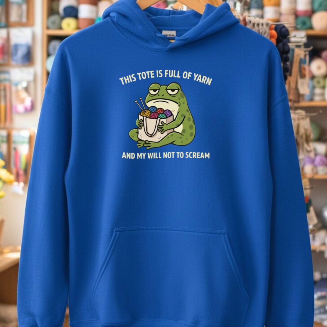 This Tote Hoodie Royal t-shirt