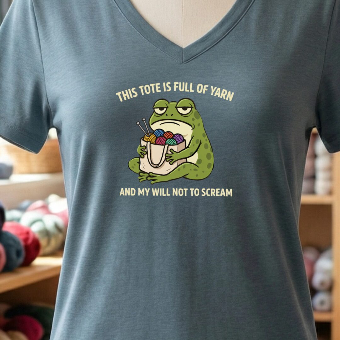This Tote V-Neck T-Shirt Slate t-shirt