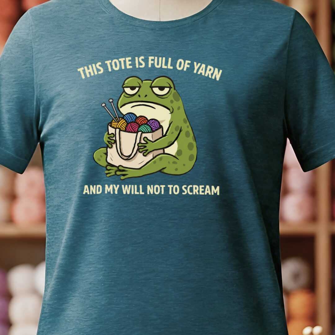 This Tote T-Shirt Teal Blue t-shirt
