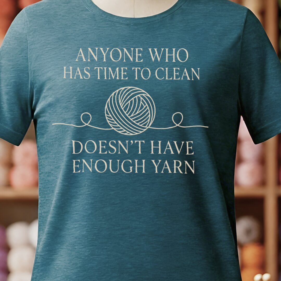 Time To Clean Teal Blue T-Shirt.jpg