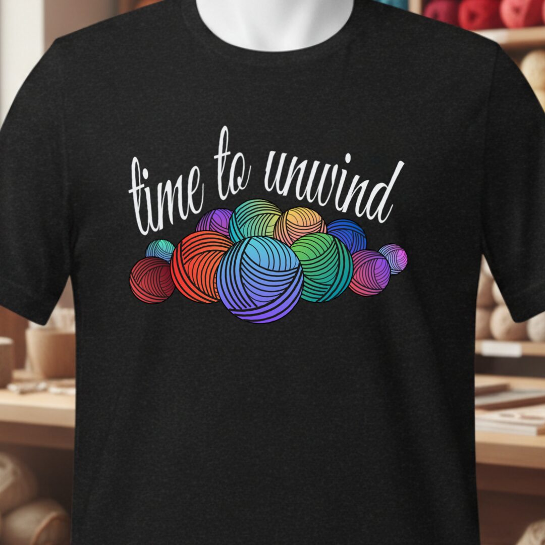 Time To Unwind T-Shirt Black t-shirt