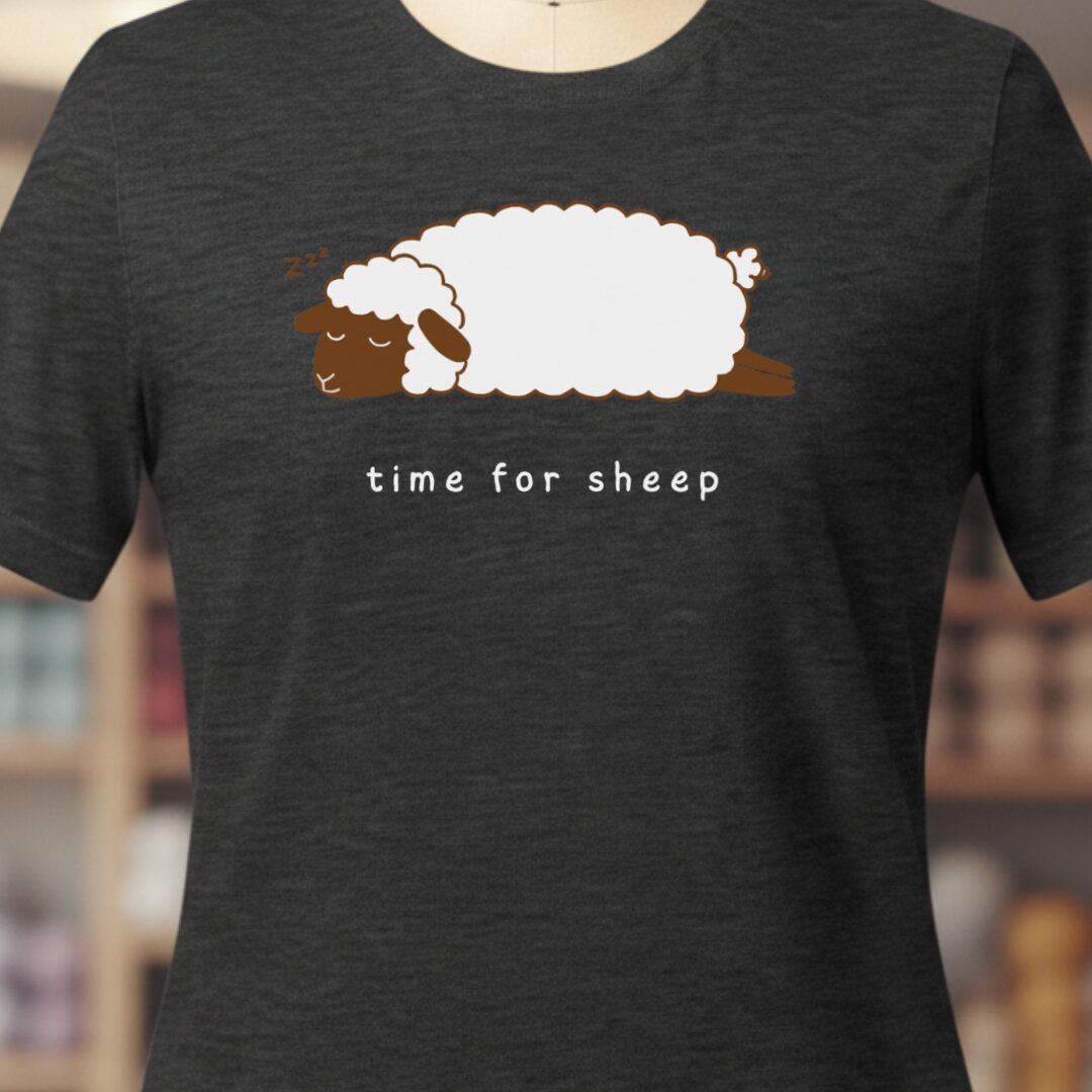 Time for Sheep T-Shirt Dark Grey t-shirt