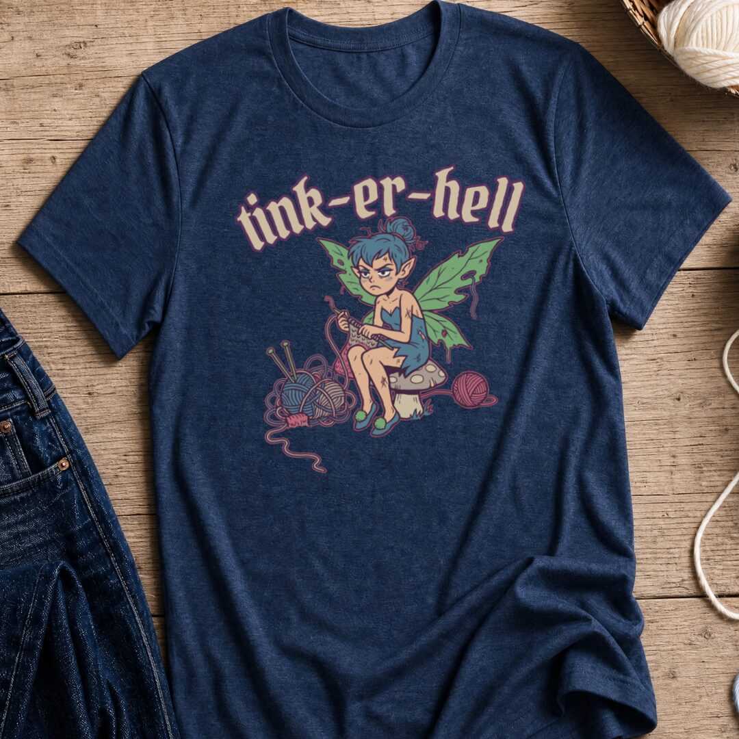 Tink-er-hell T-Shirt Navy t-shirt