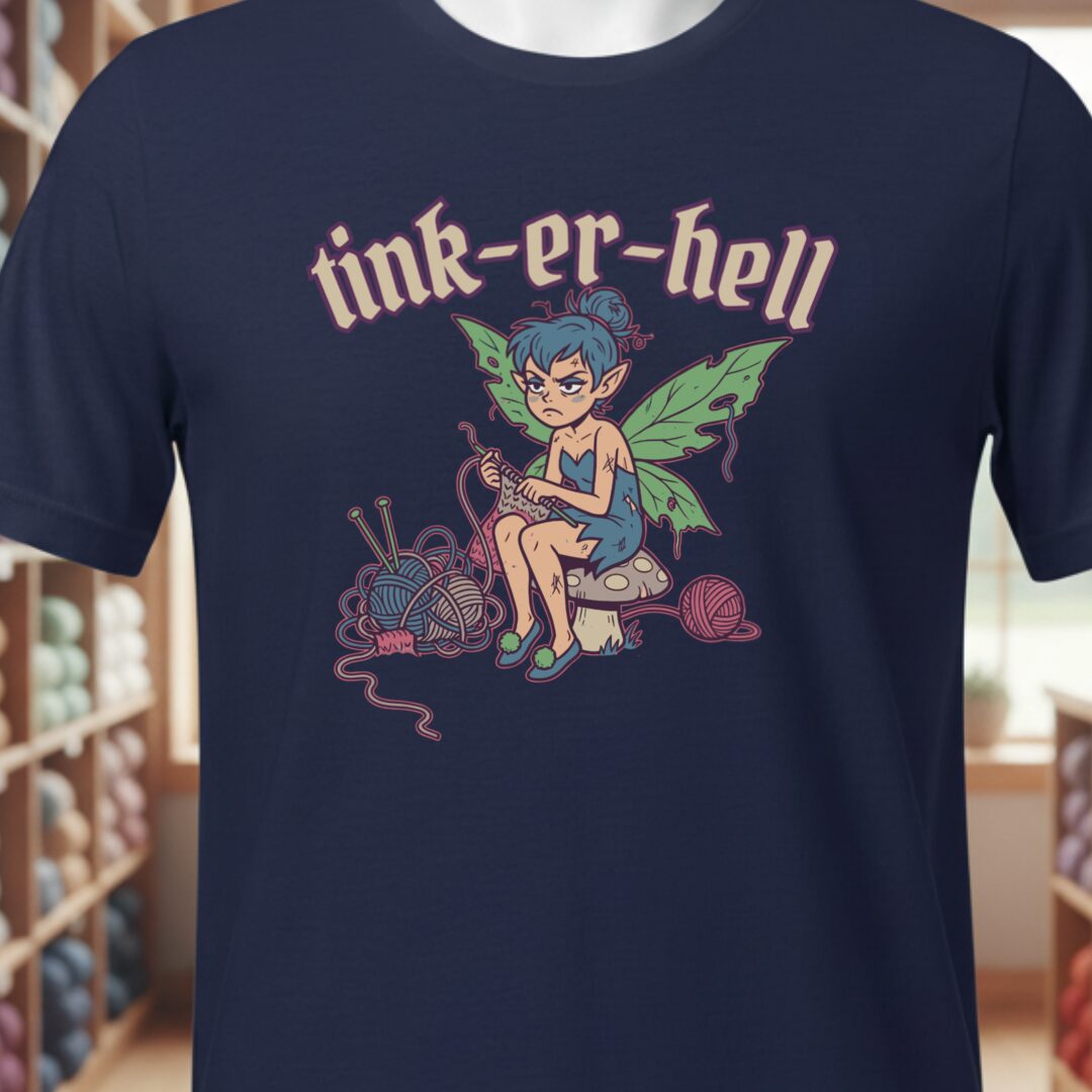 Tink-er-hell T-Shirt Navy t-shirt