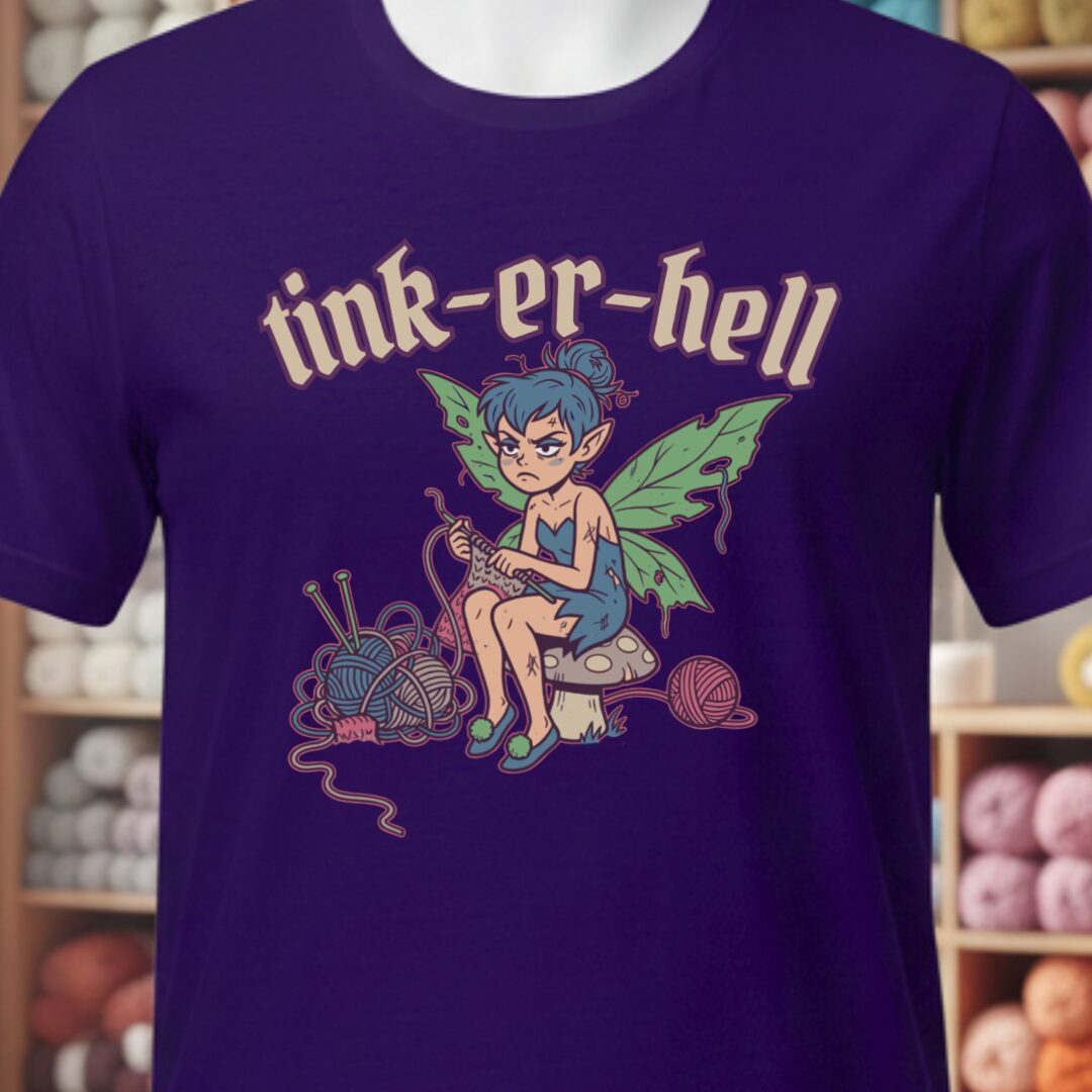 Tink-er-hell T-Shirt Purple t-shirt